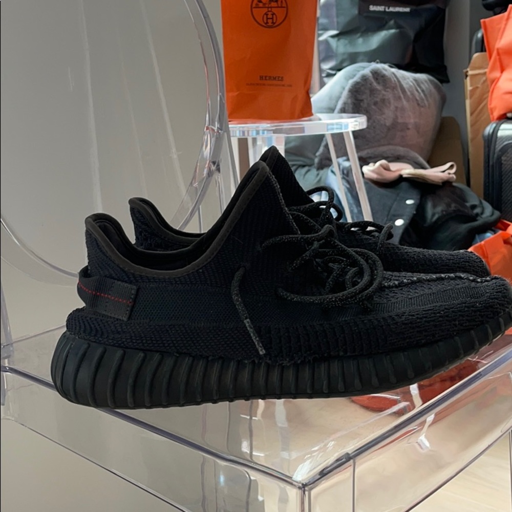 Black yeezys authentic